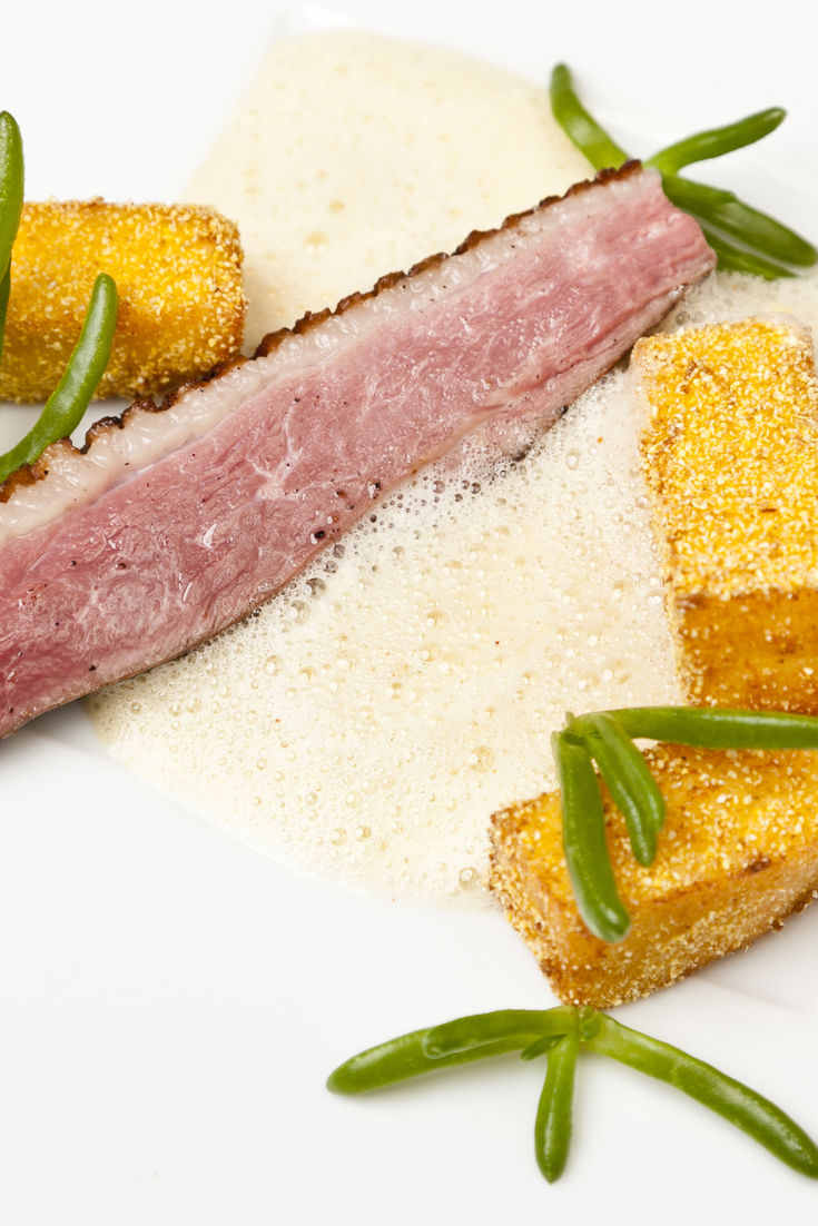 Duck Breast with Polenta Fries Recipe Great British Chefs