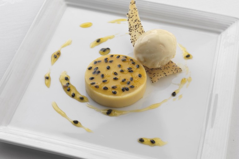 Passion fruit parfait