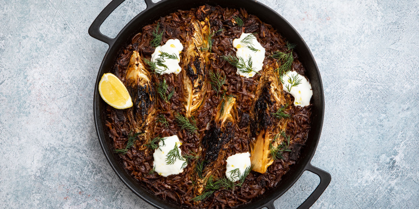 Pomegranate and Tomato Braised Cabbage Recipe - Great British Chefs