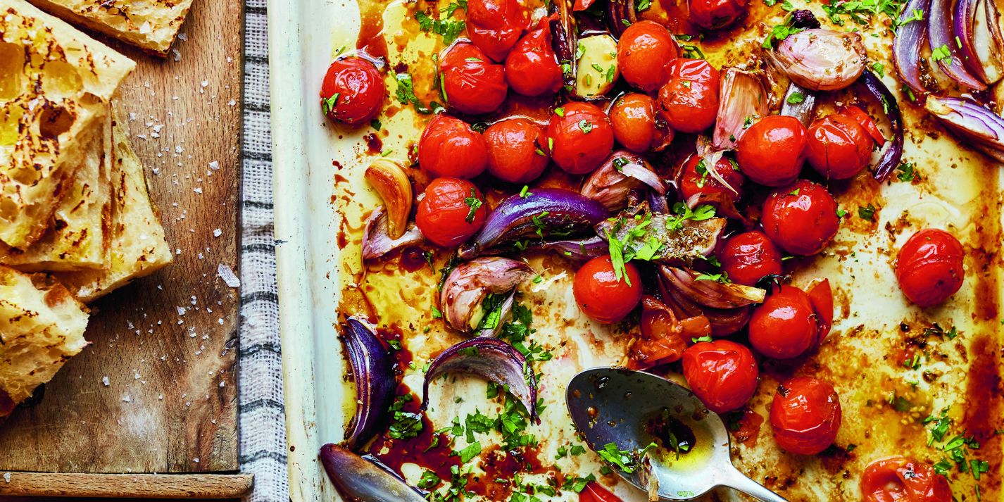 Ladenia Smash: Tomato, Onion and Oregano Toast Recipe - Great British Chefs