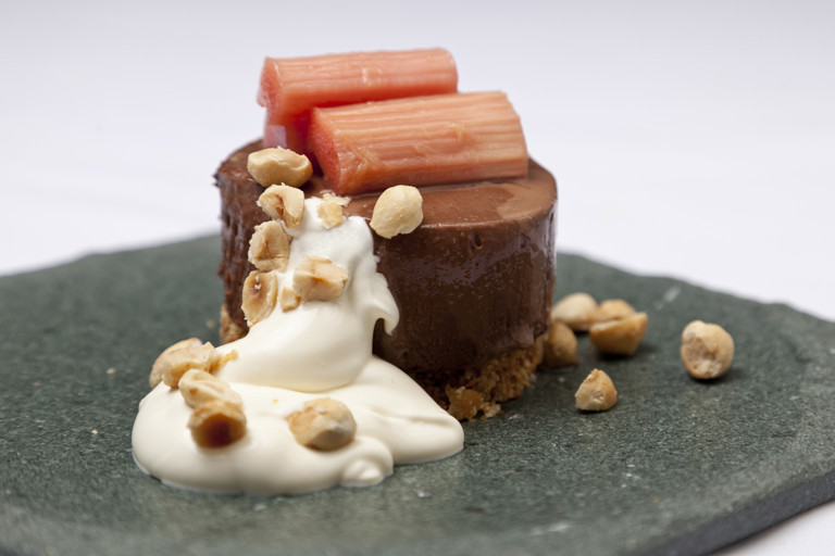 Chocolate and caraway tart