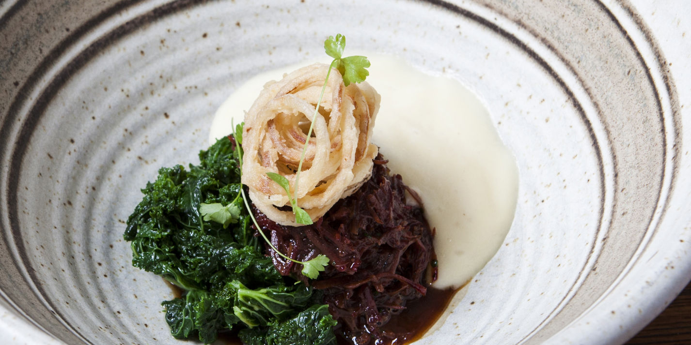 Ox Cheek Cottage Pie with Potato Mousse Recipe - Great British Chefs