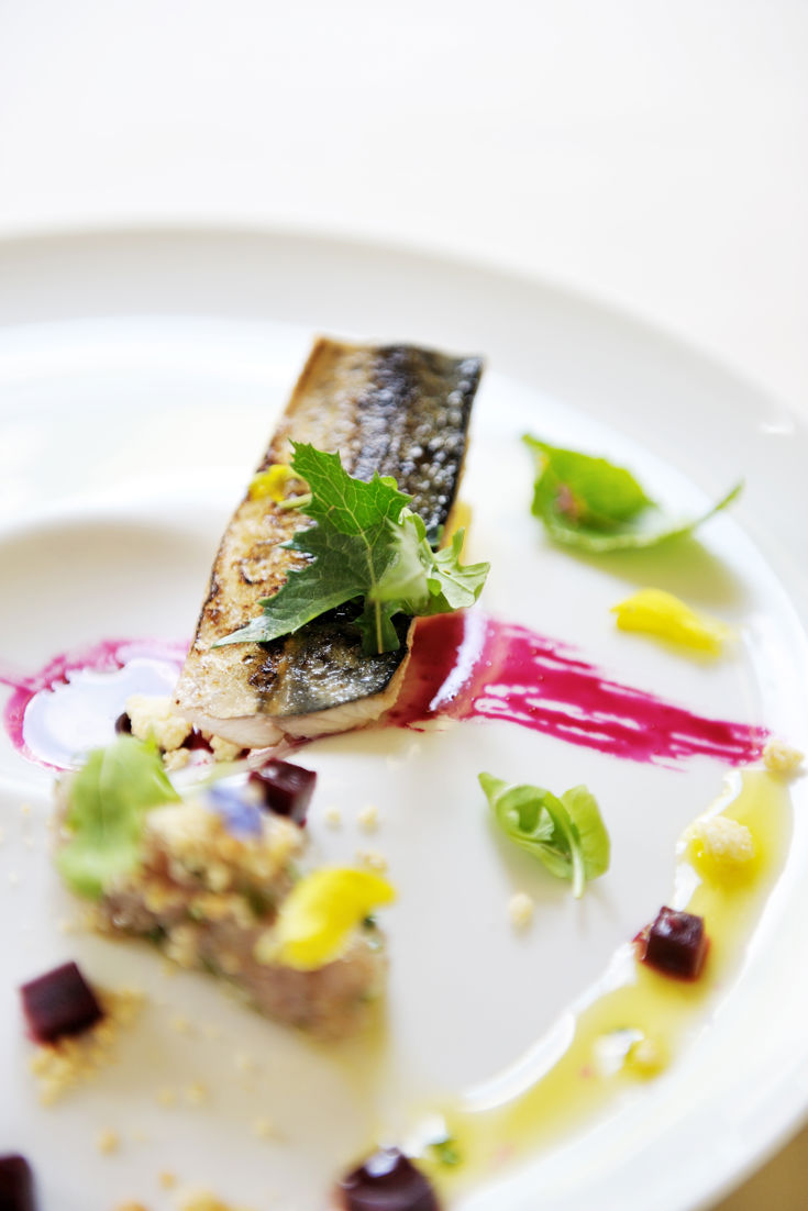 Mackerel, Beetroot, Horseradish & Chocolate Great British Chefs