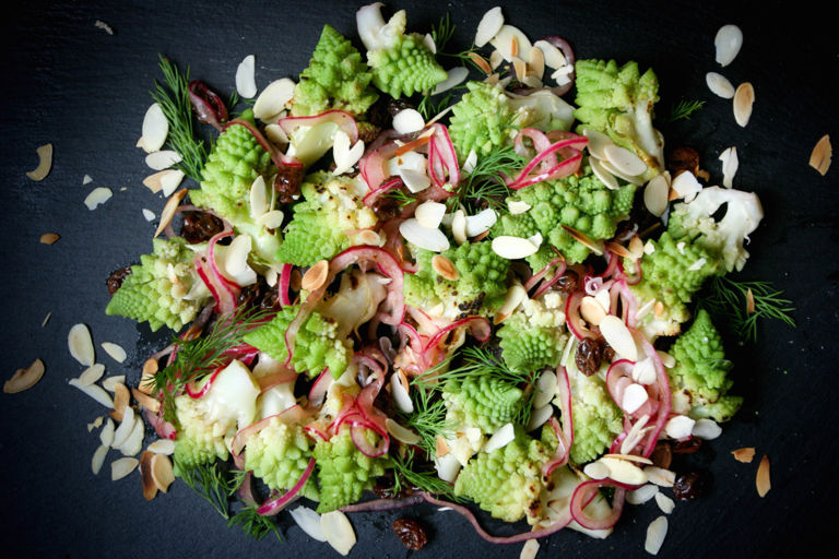 Chargrilled Romanesco Salad Recipe