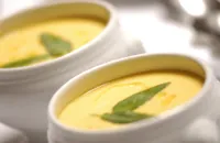 Cream of pumpkin and sage soup
