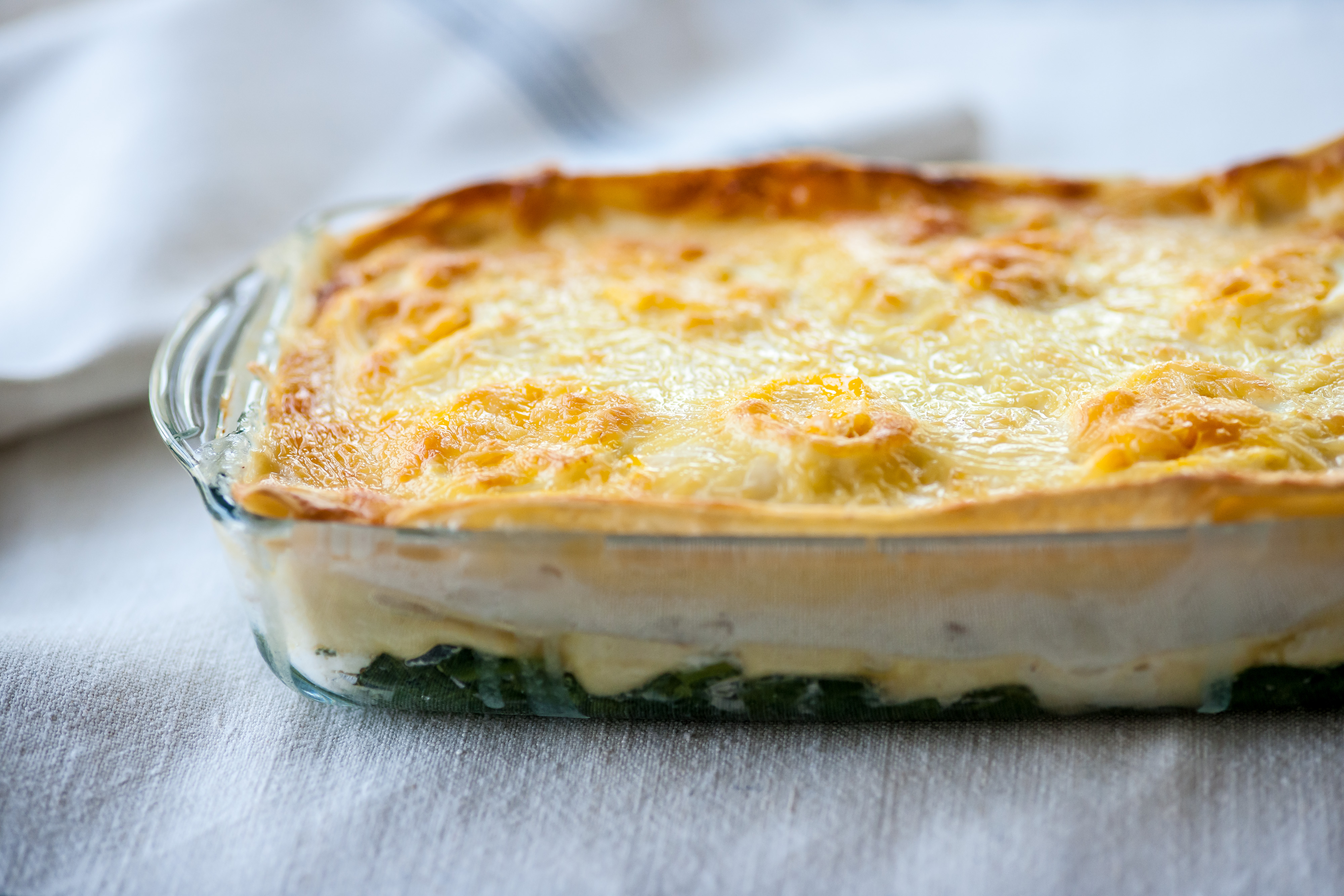 Smoked Salmon and Spinach Lasagne Recipe - Great British Chefs