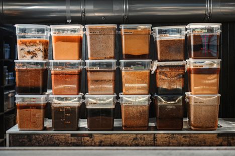 Ferments at Hackey zero waste restaurant Silo