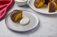 Orange and almond polenta bundt cake