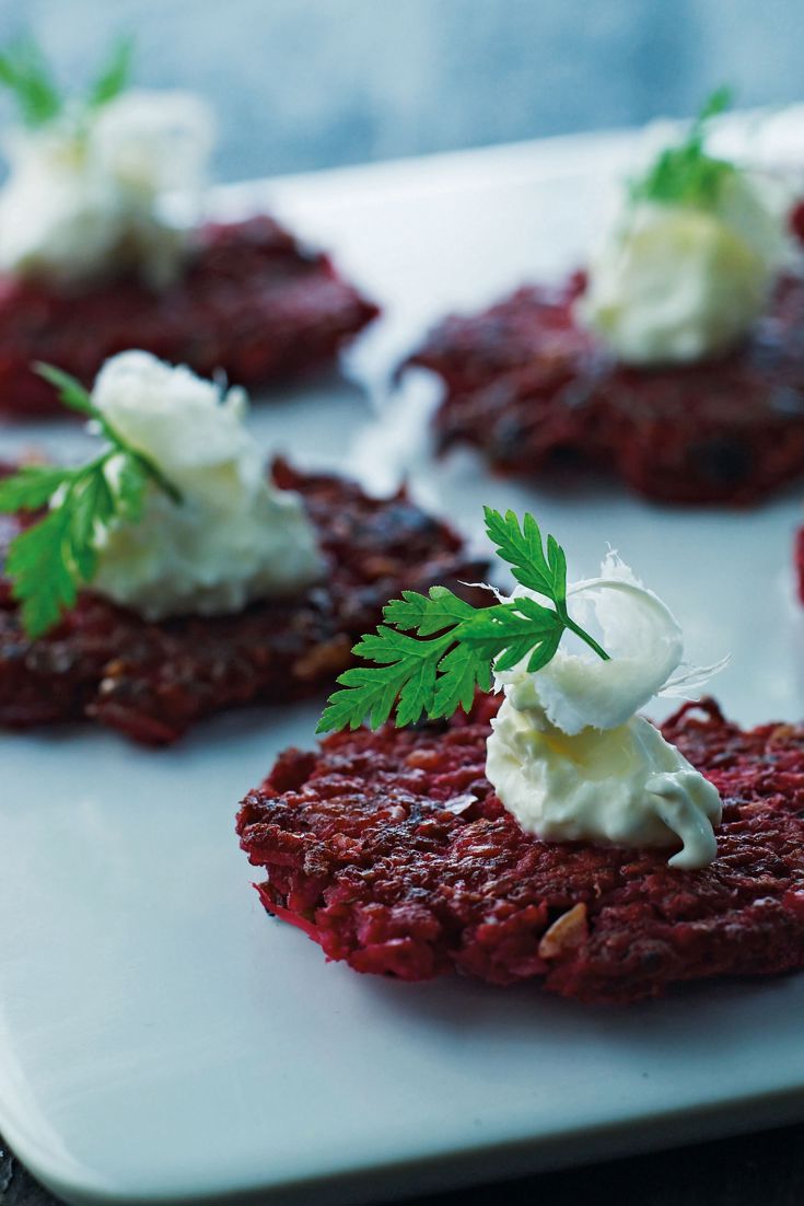 Mini Root Vegetable Canapé Recipe with Horseradish Great British Chefs