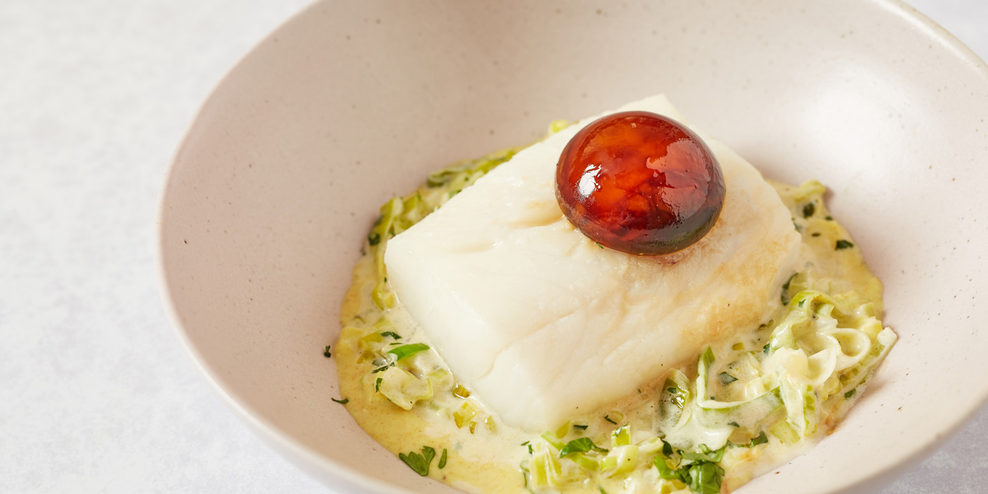 Poached Haddock with Stewed Leeks Recipe Great British Chefs