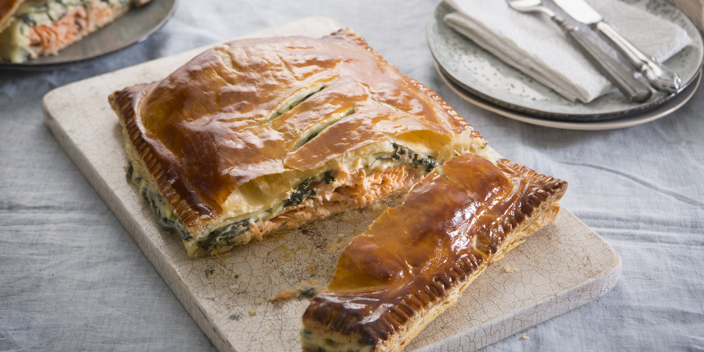 Salmon and Spinach En Croute Recipe Great British Chefs