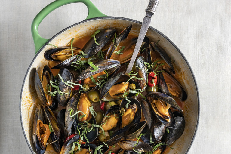 Mussels alla puttanesca 