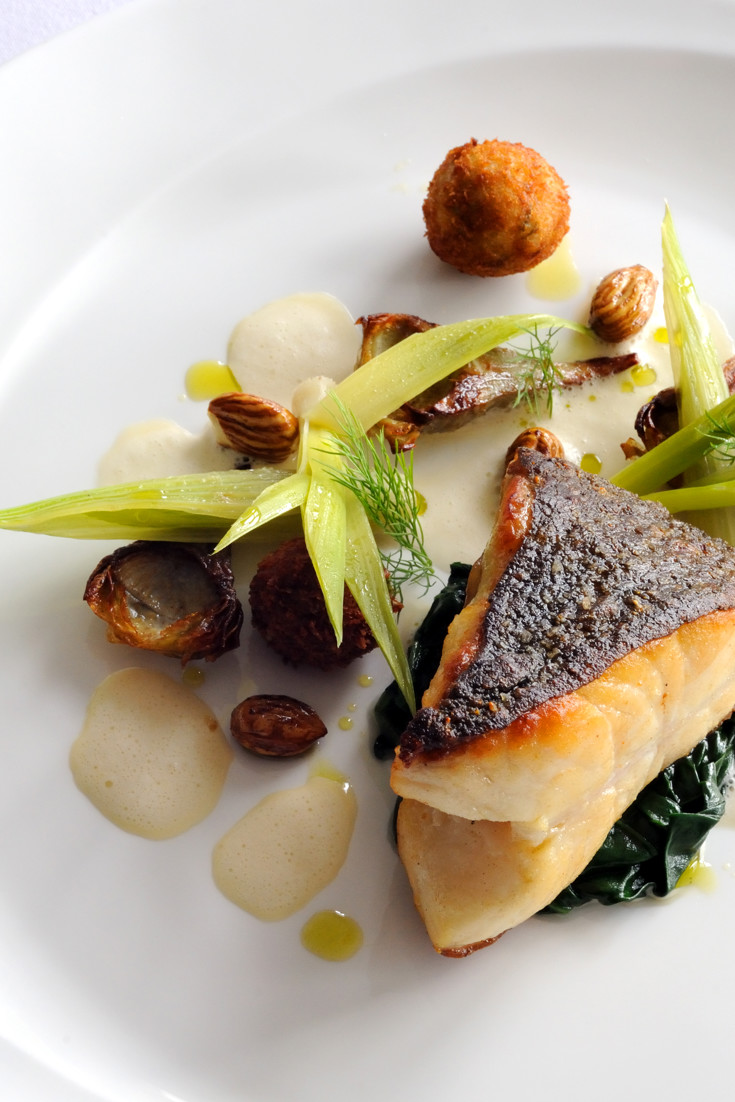 Turbot, Fennel Croquettes & Pernod Velouté - Great British Chefs