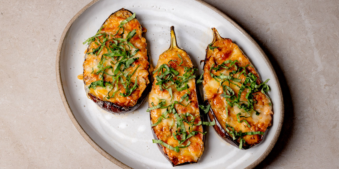 Individual Aubergine Pesto Parmigiana Recipe Great British Chefs