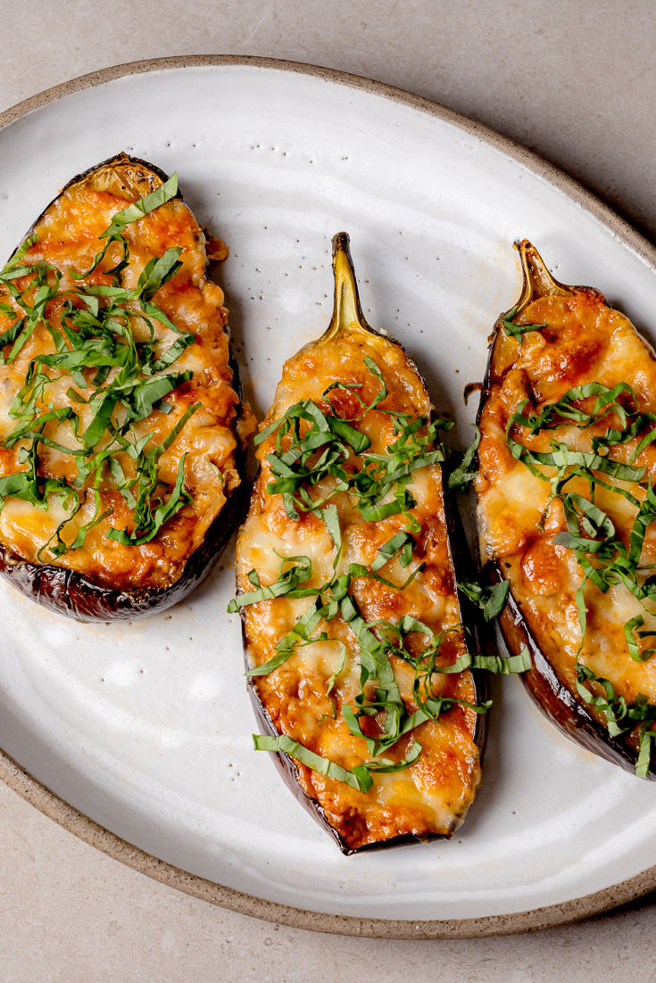 Individual Aubergine Pesto Parmigiana Recipe Great British Chefs