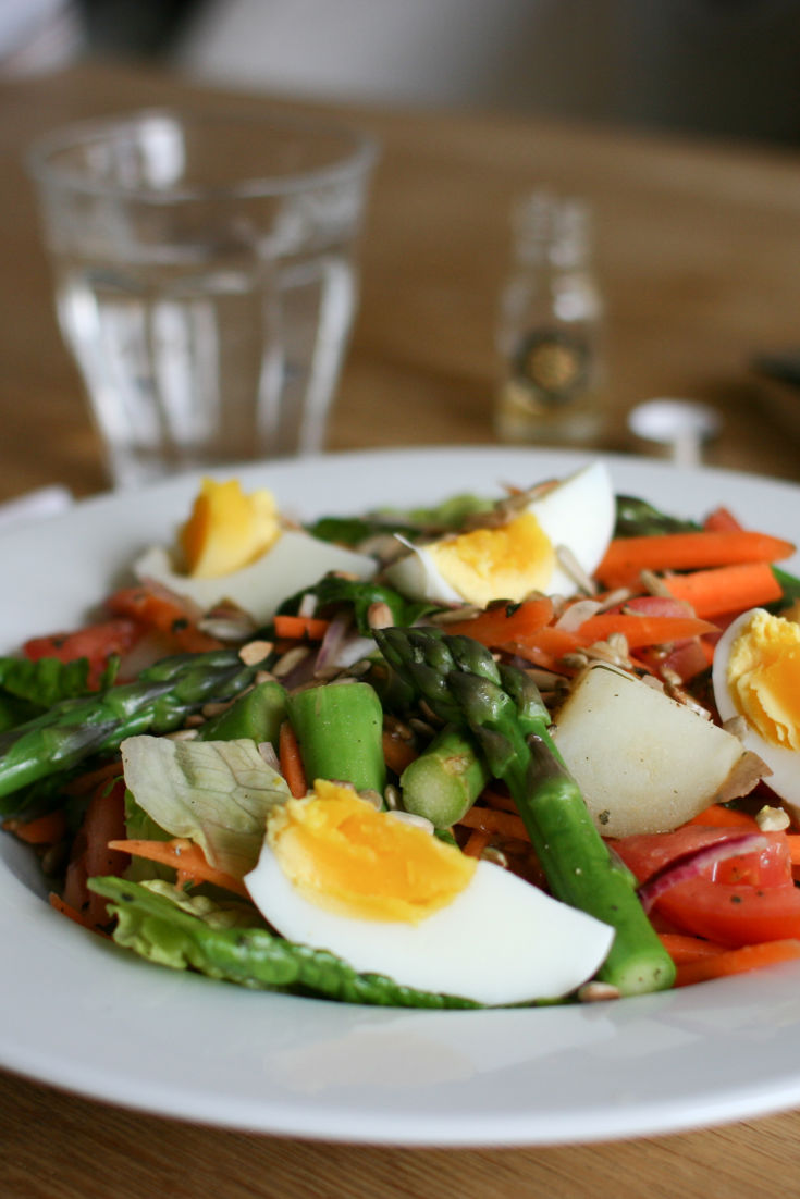 Asparagus, Egg and Potato Salad Recipe with Tarragon Vinaigrette