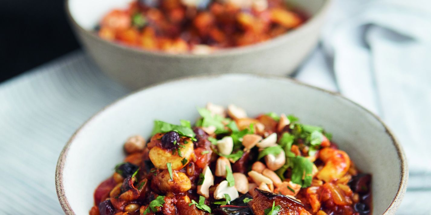 Vegan Aubergine Tagine Recipe - Great British Chefs