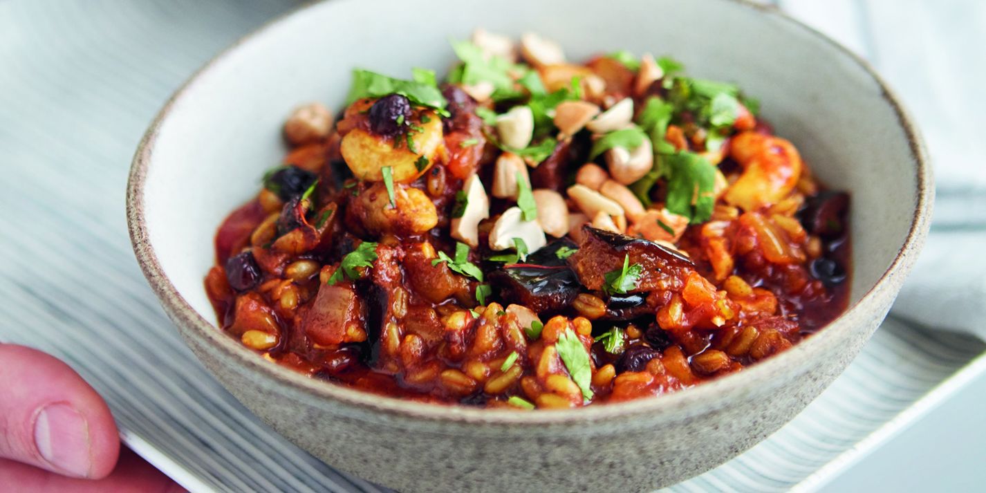 Vegan Aubergine Tagine Recipe - Great British Chefs