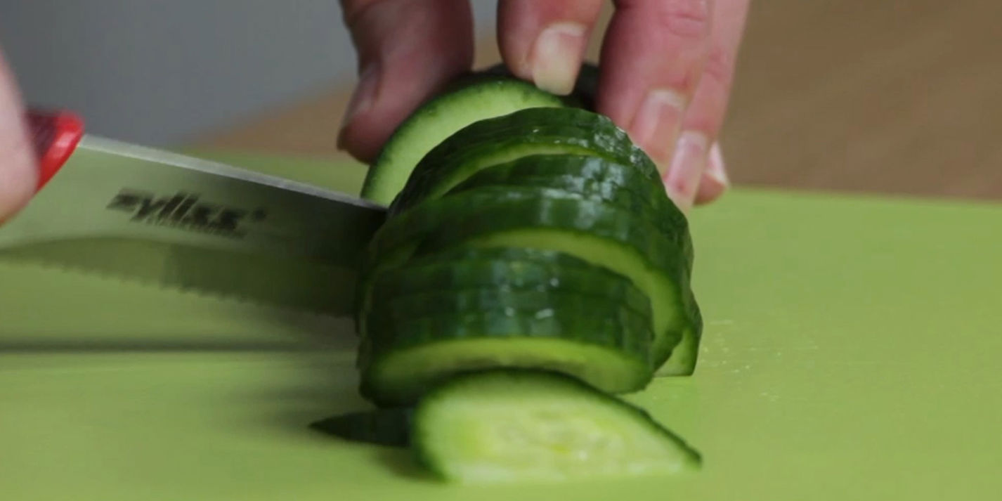 How to Slice Cucumber Great British Chefs
