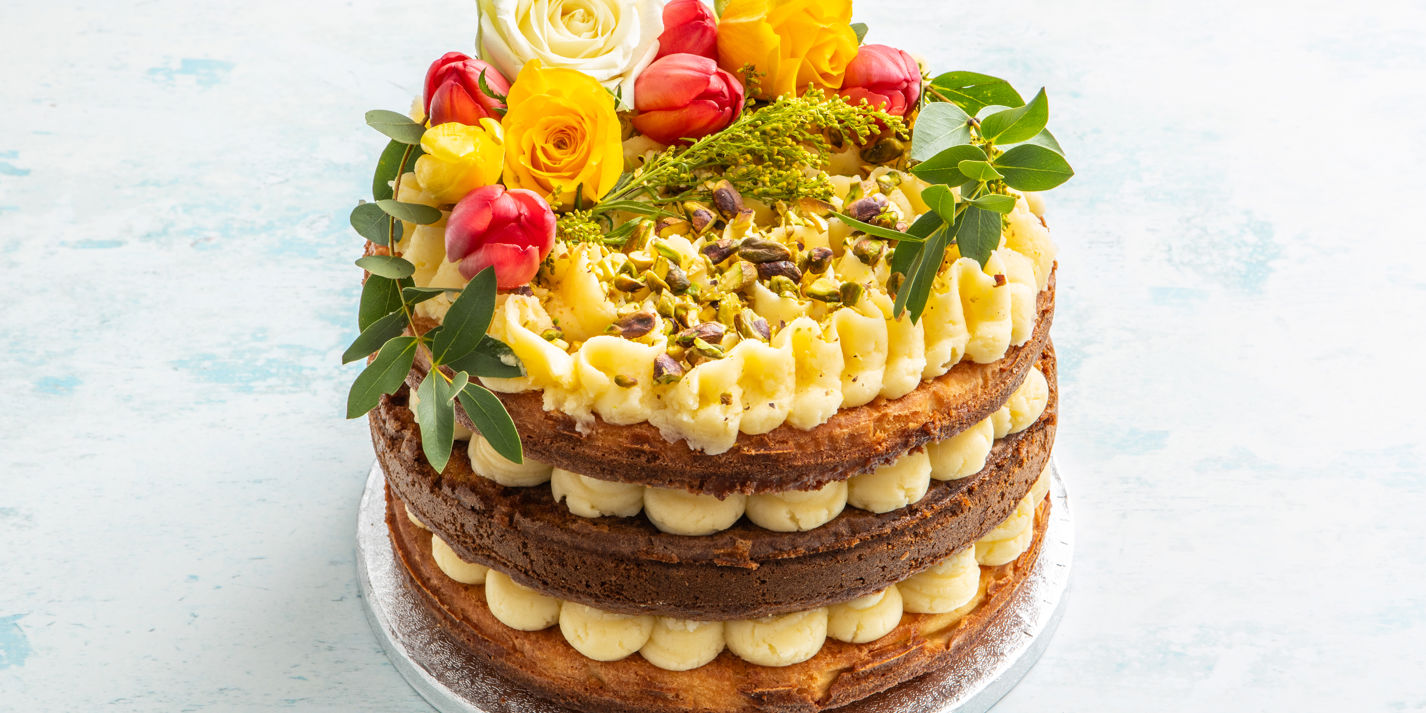 Lemon and Elderflower Buttercream Cake Recipe - Great British Chefs