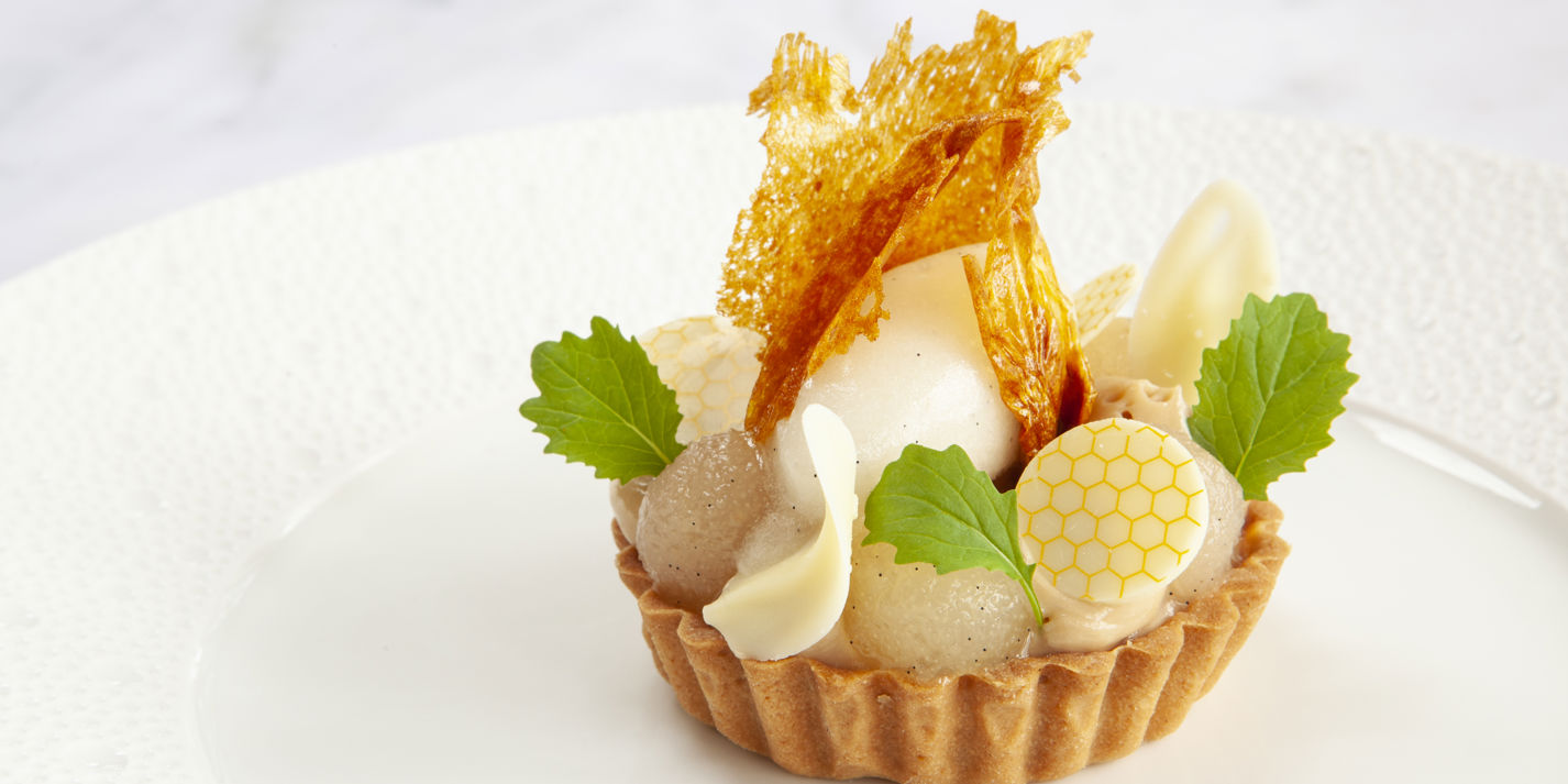Pear and Manuka Honey Tart Recipe - Great British Chefs