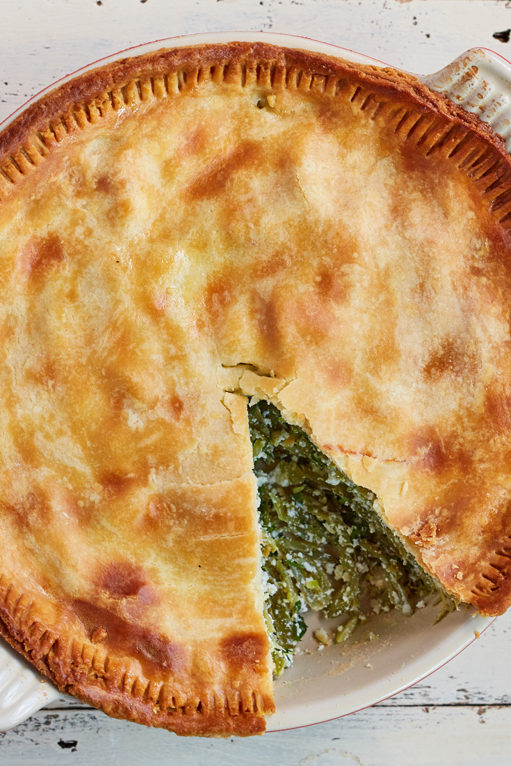 Runner Bean and Ricotta Pie Recipe - Great British Chefs