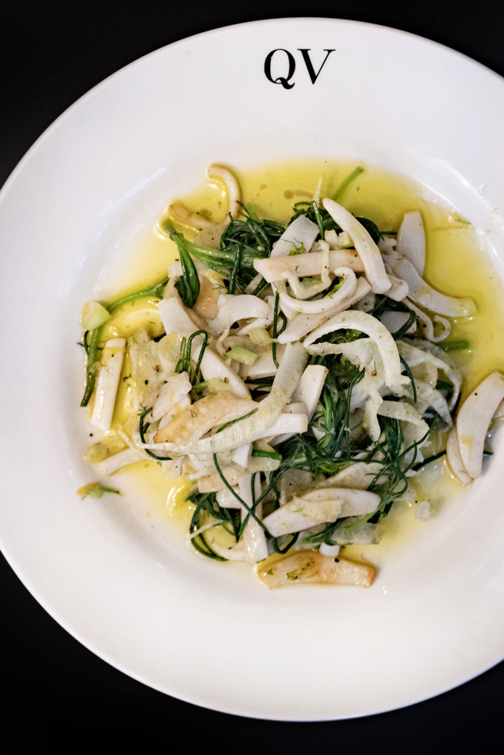 Cuttlefish, Monk's Beard, and Fennel Salad Recipe Great British Chefs