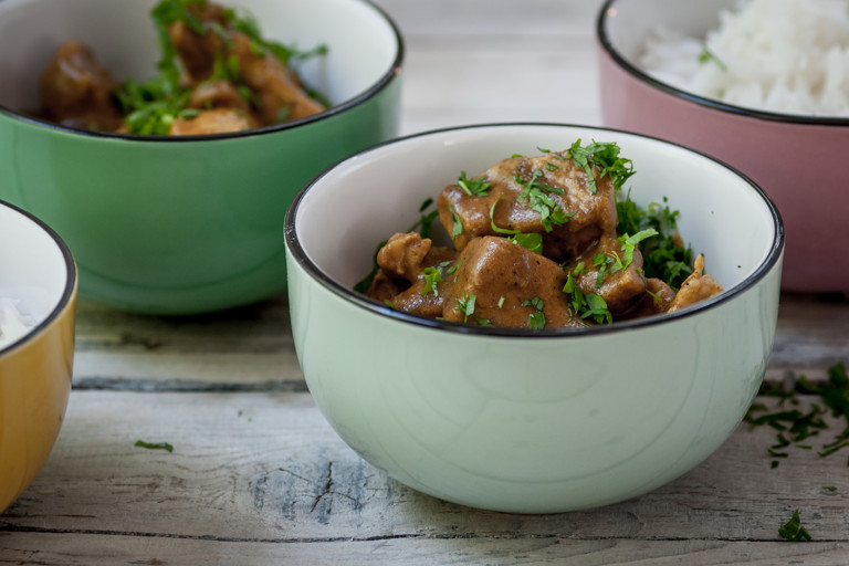 Fruity turkey curry