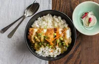 Tofu katsu curry