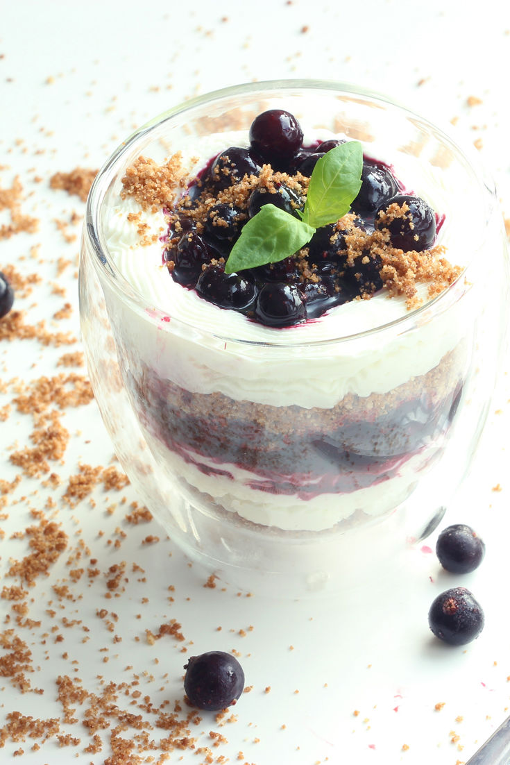 No-Bake Blueberry Cheesecake Recipe - Great British Chefs