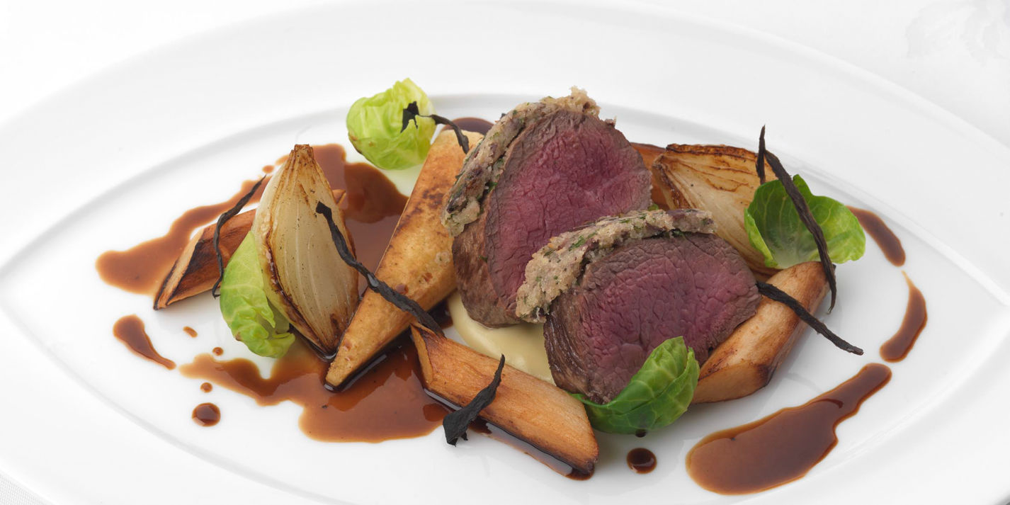 Black Olive Crusted Venison Recipe - Great British Chefs