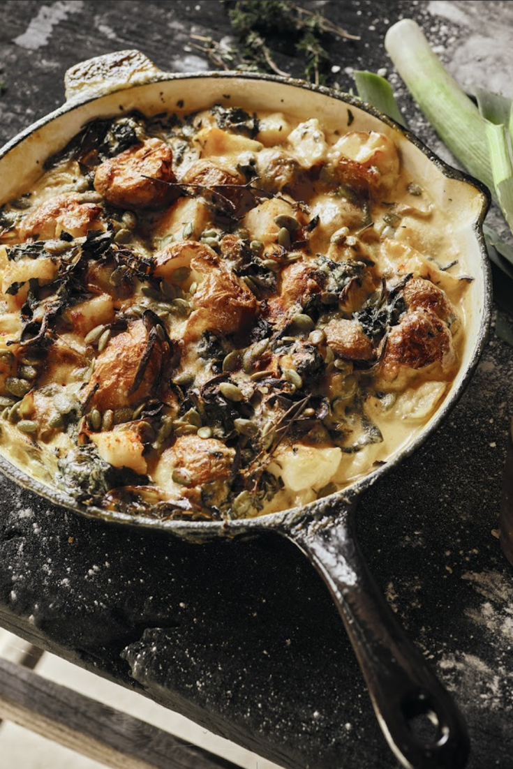 Smoked Haddock With Potatoes, Spinach, Cream and Thyme Recipe Great British Chefs