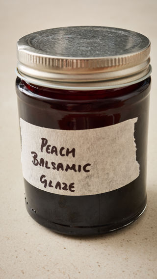 Peach balsamic glaze recipe reel
