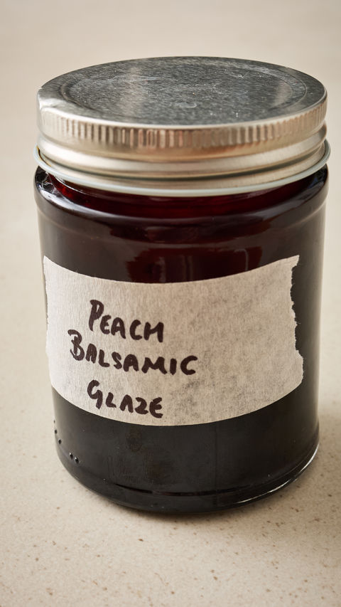 Peach balsamic glaze recipe reel