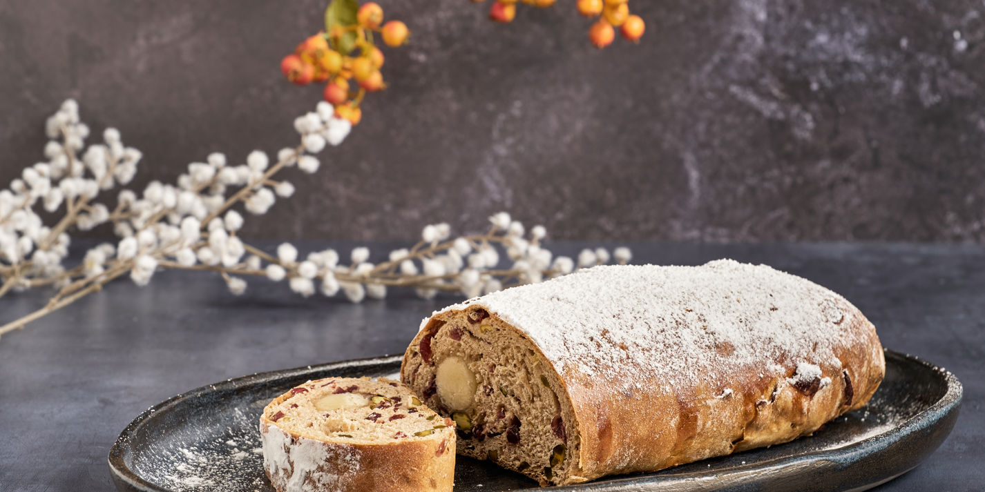 Cranberry and Pistachio Stollen Recipe - Great British Chefs