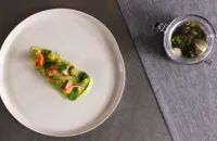 Prawn ceviche with pickled jalapenos