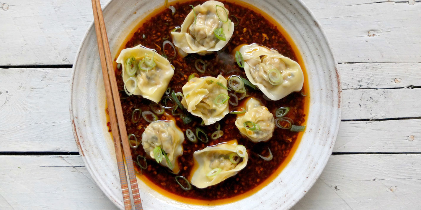 Pork and Prawn Wontons Recipe - Great British Chefs