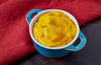 Carrot and brown butter purée