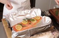 How to bake trout