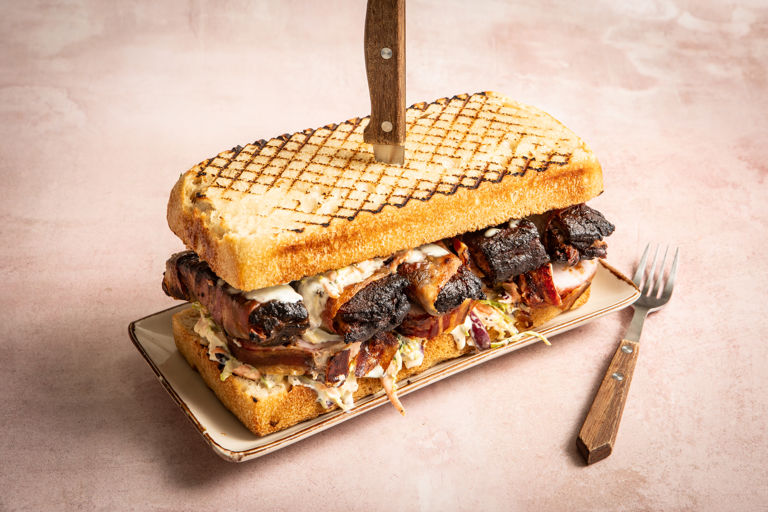 The ultimate BBQ Boxing Day sandwich