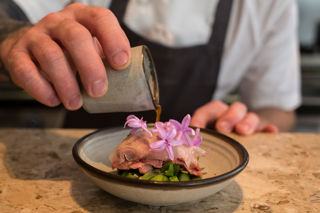 Flying colours: Adam Simmonds’ The Test Kitchen