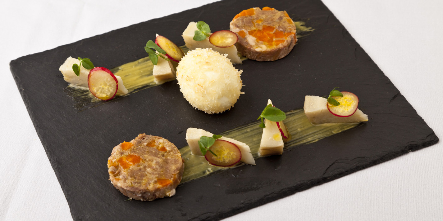 Pork Terrine Recipe With Fried Egg & Artichoke Great British Chefs