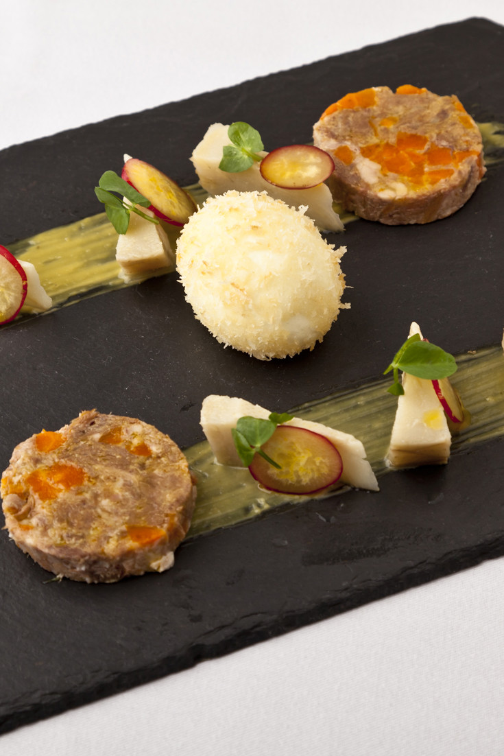 Pork Terrine Recipe With Fried Egg & Artichoke Great British Chefs