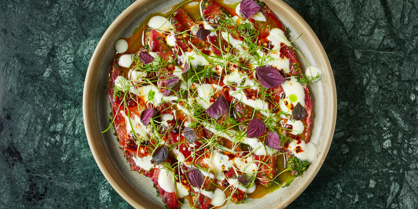 Cured Trout with Kasundi and Chilli Oil Recipe - Great British Chefs-image