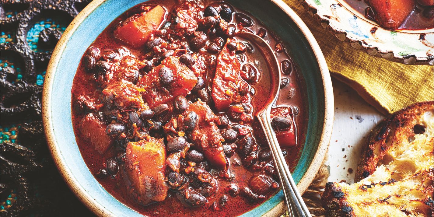 Harissa Black Bean Ragout Recipe - Great British Chefs