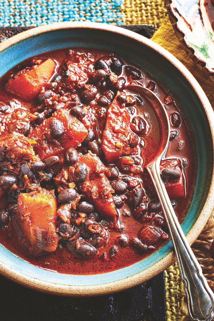 Harissa Black Bean Ragout Recipe Great British Chefs