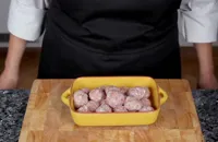 How to shape meatballs