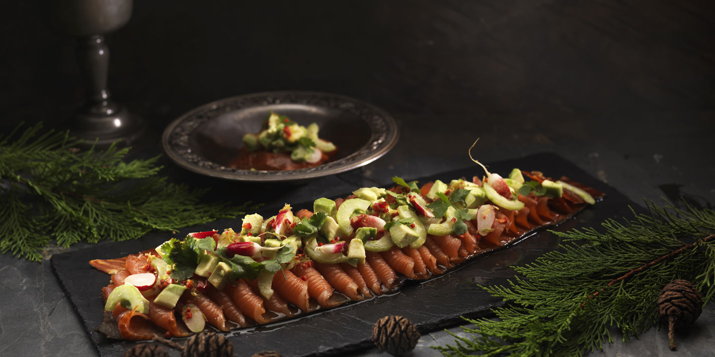 Smoked Salmon Salad With Avocado & Cucumber - Great British Chefs