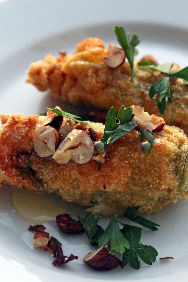 Courgette Flowers with Goat’s Cheese Recipe Great British Chefs
