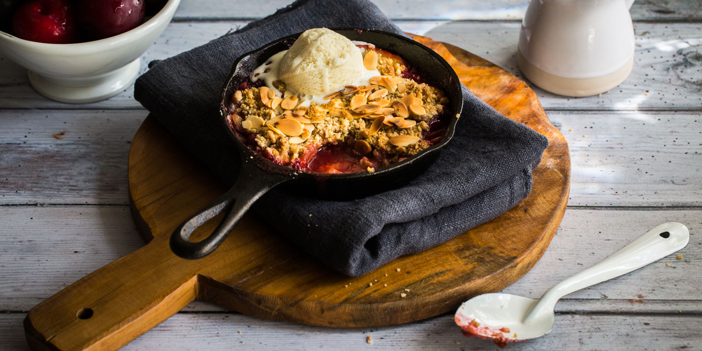 Ultimate Plum Crumble Recipe Great British Chefs